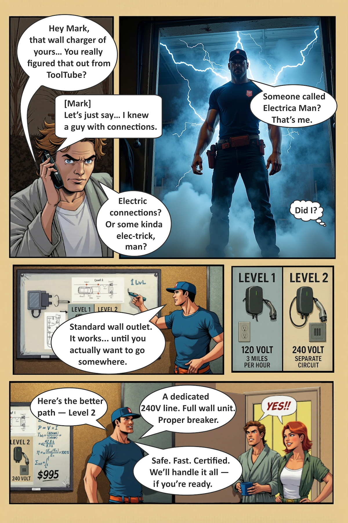 Electrica Man Comic Page 4